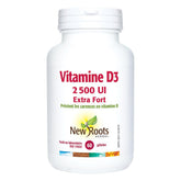 Vitamine D3 2500 UI Extra Fort (Gélules) New Roots Herbal - La Boite à Grains